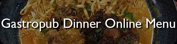 Bao Down Gastropub Dinner Online Order Menu